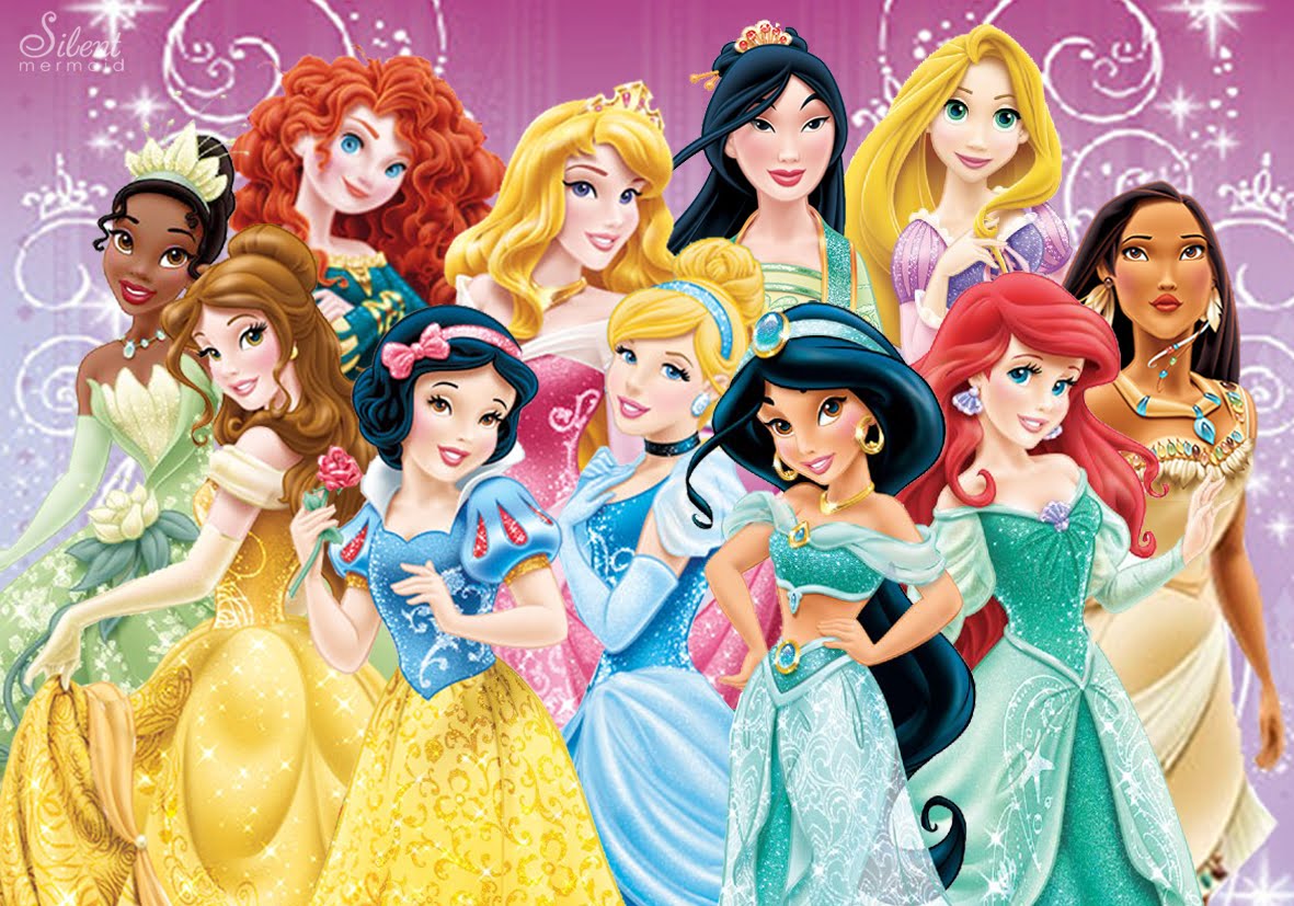 die Disney-Prinzessinnen im Meerjungfrauenmodus